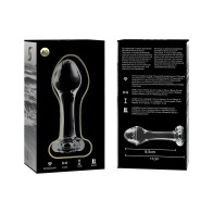 Nebula Series by Ibiza Transparent Glass Plug Model 2