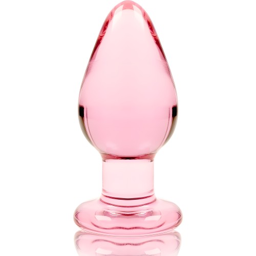 Plug Cristal Rosa 11 Cm