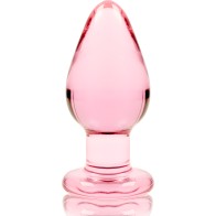 Nebula 11 cm Pink Glass Plug
