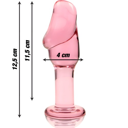 Modelo 6 Plug Cristal Rosa 12.5 Cm