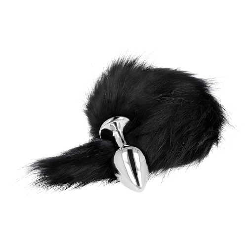 Kink Anal Plug with Synthetic Tail Medium