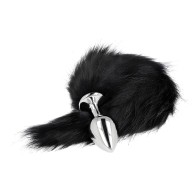 Kink Anal Plug with Synthetic Tail Medium