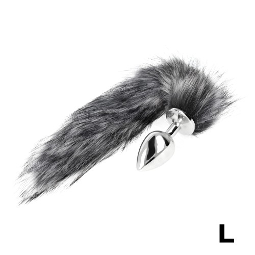 Kink Anal Plug with Synthetic Tail