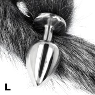 Kink Anal Plug with Synthetic Tail