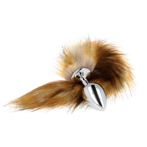 Kink Large Anal Plug with Synthetic Tail