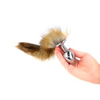 Kink Large Anal Plug with Synthetic Tail