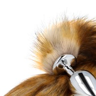 Kink Large Anal Plug with Synthetic Tail