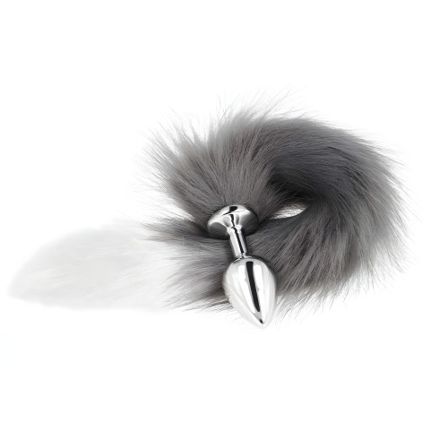 Kink Anal Plug with Synthetic Tail