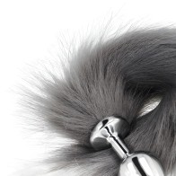 Kink Anal Plug with Synthetic Tail