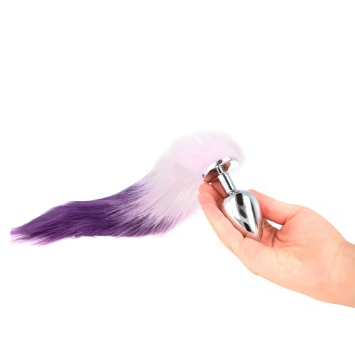 Kink L Anal Plug with Synthetic Tail