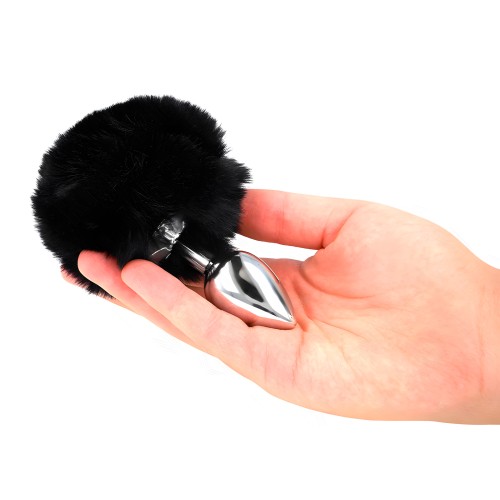 Kink Stainless Steel Plug with Synthetic Bunny Tail