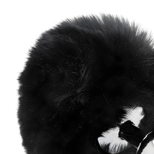 Kink Stainless Steel Plug with Synthetic Bunny Tail