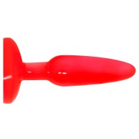 Baile - Soft Touch Anal Plug Red 14.2 cm