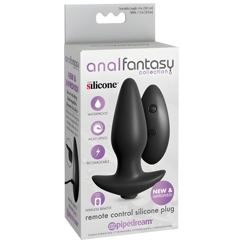 Anal Fantasy Remote Control Silicone Plug