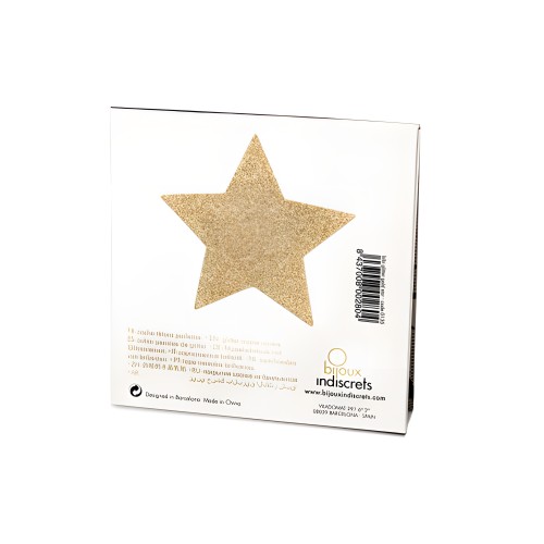 Bijoux - Indiscrets Star Gold Nipple Covers