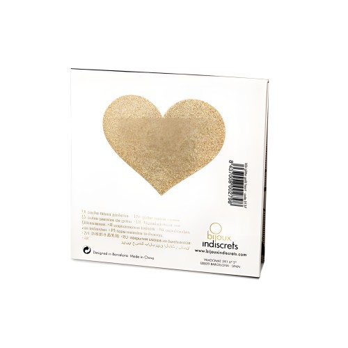 Bijoux - Indiscrets Gold Heart Nipple Covers
