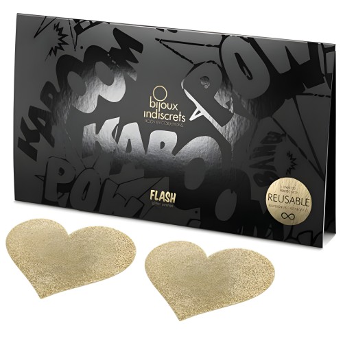 Bijoux - Indiscrets Gold Heart Nipple Covers