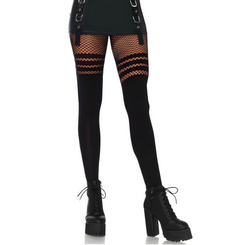 Leg Avenue Black Fishnet Pantyhose