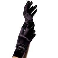 Leg Avenue Short Satin Gloves