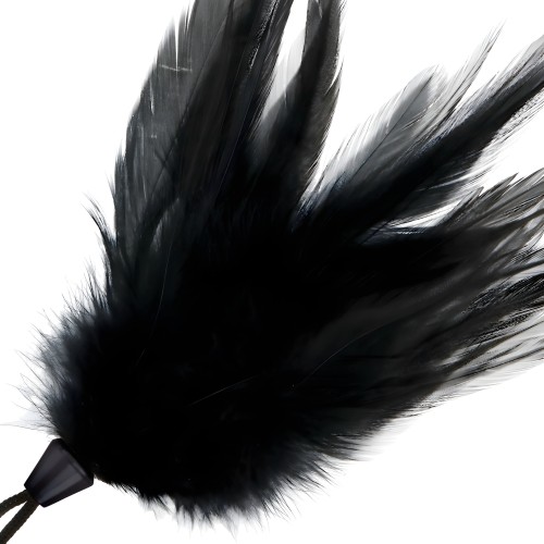Darkness Black Stimulating Feather 17 Cm