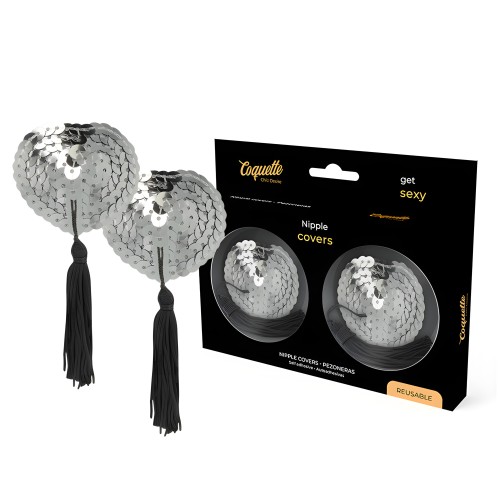 Coquette Chic Desire Silver Nipple Covers