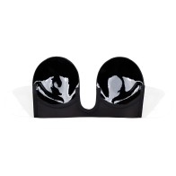 U-Shaped Strapless Bra Black Cup D | Bye Bra