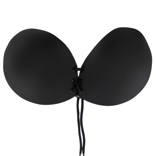 Sujetador Adhesivo Bye Bra Round Lace-it Negro