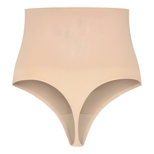 Bye-bra - Faja Sin Costuras Estilo Tanga Beige Talla XL