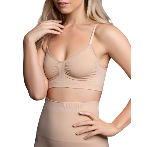 Bye-bra - Medium Control Seamless Bra Beige Size L