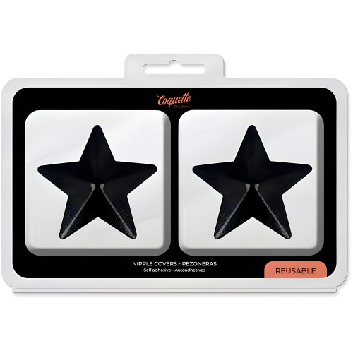 Coquette Chic Desire Cubre Pezones Estrellas Negras