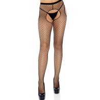 Leg Avenue - Crotchless Fishnet Pantyhose