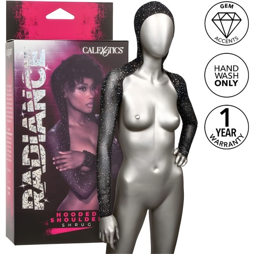Calexotics Radiance Shrug with Hood and Rhinestones