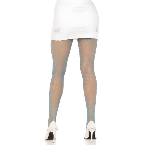 Leg Avenue Blue Lycra Fishnet Tights