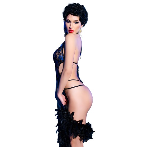 Chilirose - CR 4479 Body Crotchless Azul S/M