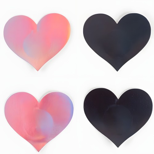 Secret Play Wow Boobs Nipple Covers Heart