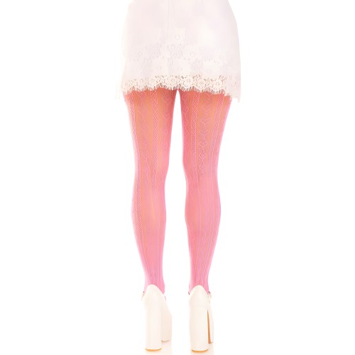 Leg Avenue - Heart & Bow Open-Heart Tights