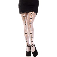 Leg Avenue Heart Cutout Bow Stockings