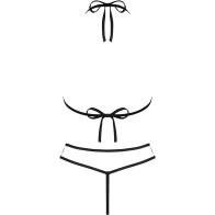 Livco Corsetti Fashion - Jimena Lc 20216 Sujetador + Tanga Negro