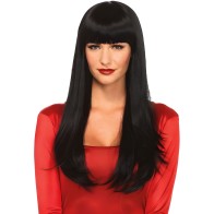 Leg Avenue Long Black Hair Wig