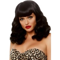 Leg Avenue Retro Curly Wig with Fringe