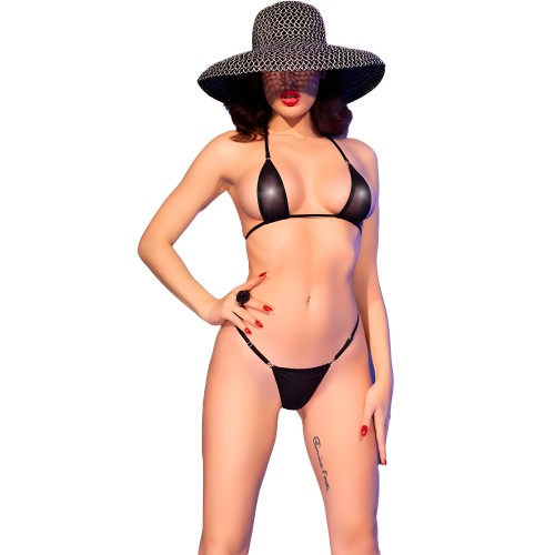 Chilirose - CR 4840 Black Micro Bikini S/M