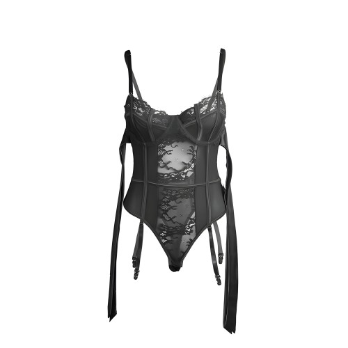 Black Lace Teddy by Sublime Bodies