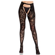 Leg Avenue Rose Lace Stockings