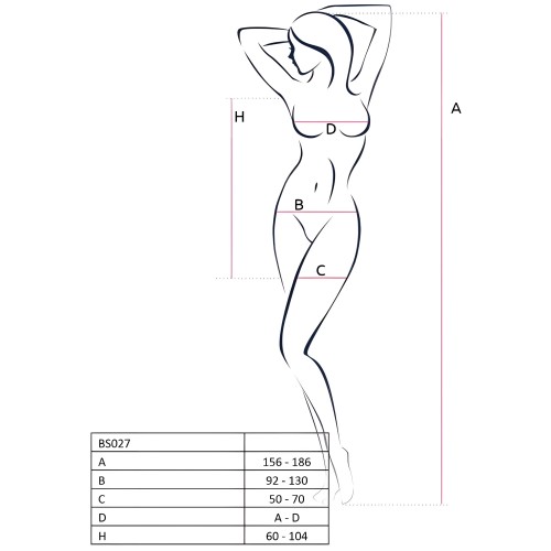 Passion Woman Bodystocking BS027 Dress Style