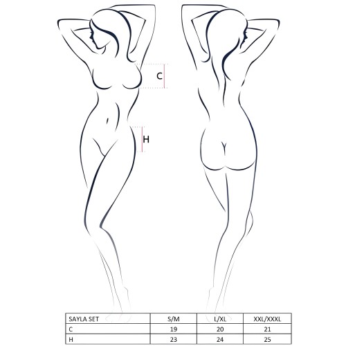 Passion Woman Sayla Set - Luxurious Lingerie