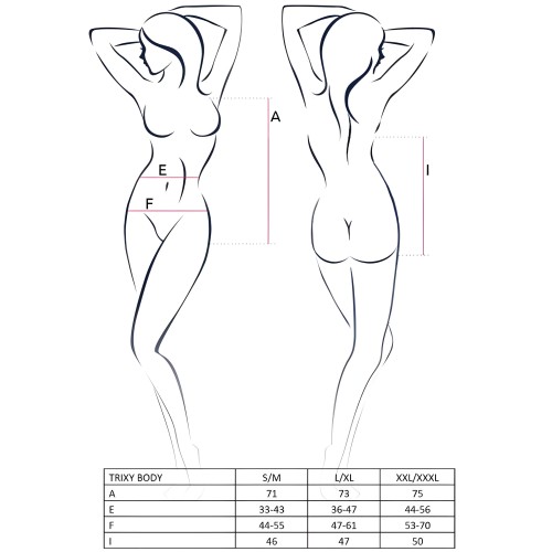 Passion Woman Trixy Teddy Black L/XL