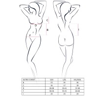 Passion - Woman Katriss Corset Negro Talla L/XL