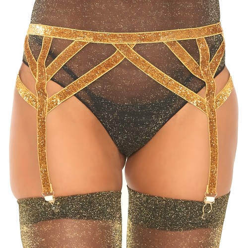 Leg Avenue Golden Lurex Garter