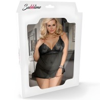 Subblime - Fetish Teddy Short Sleeve Plus Size
