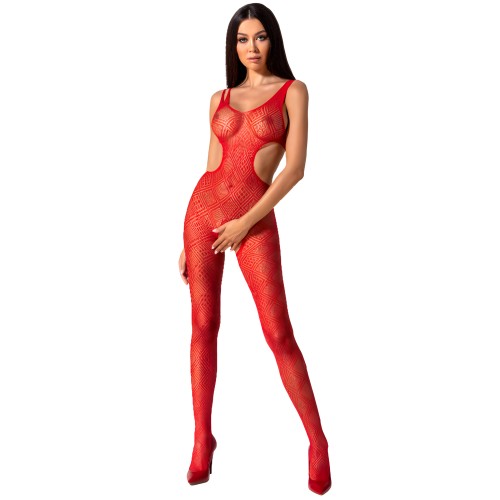 Passion Woman Bs085 Bodystocking Red One Size